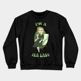 Old Cartoon Style pin up - Tea Crewneck Sweatshirt